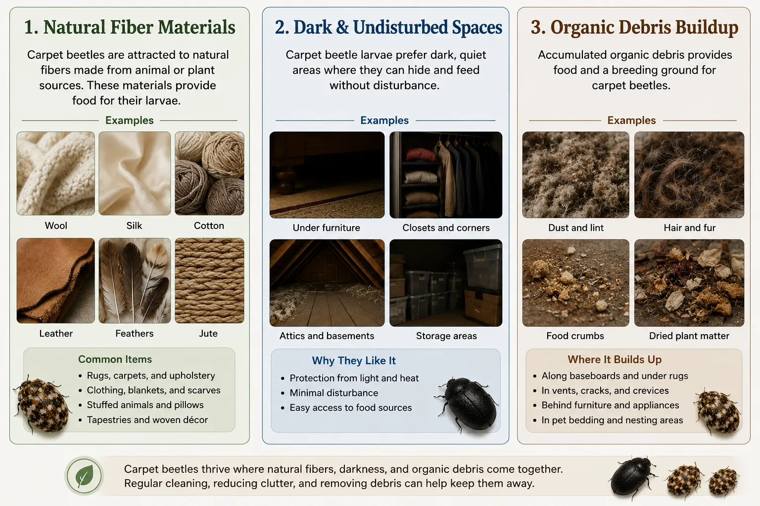 What Causes Carpet Beetles To Infest Your Home?