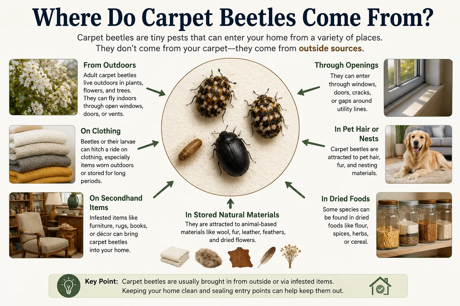 How To Get Rid Of Carpet Beetles?